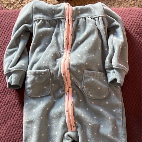 Infant Girl’s Hooded Onesie - Picture 3 of 7
